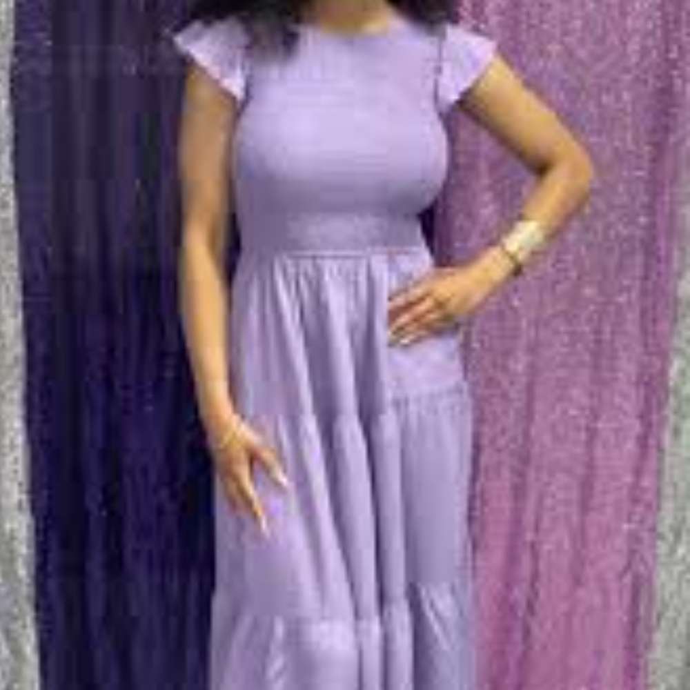 zesica Lavender Maxi Dress